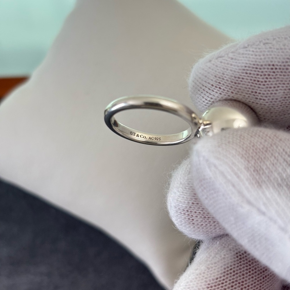 Tiffany & Co. Sterling silver HardWear Ball Ring 4 - Picture 2 of 10